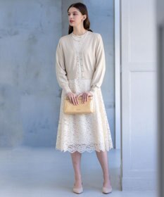 23区 S 【APPLAUDIR】コンパクト ドルマンスリーブ ラメカーディガン