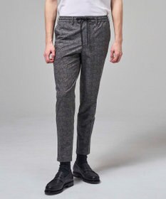 JOSEPH HOMME 新色【セットアップ対応】クールドッツストレッチ　ドロスト付テーパードパンツ / PEGG CONVERTIBLE