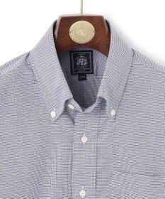 J.PRESS MEN 【PREMIUM PLEATS / 形態安定】PANAMAミニチェックシャツ/ B.D.