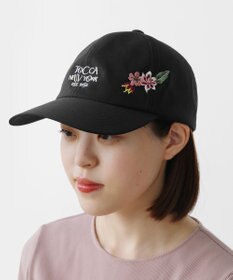 TOCCA 【UV90%以上カット・吸水速乾・抗菌防臭・接触冷感・サイズ調整可・洗える！】EXOTIC FLORAL LOGOCAP キャップ