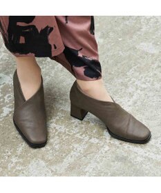 MODE ET JACOMO <D'ICI>チャンキーヒールブーティーパンプス