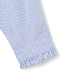 UNFILO フリルネックシャツ