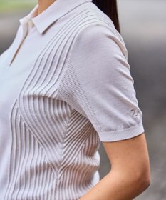 ZERO HALLIBURTON 【雑誌掲載】ニットポロシャツ ZHG-W5S7a 82982