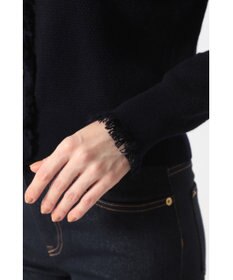 DAKS フリンジデザイン カーディガン