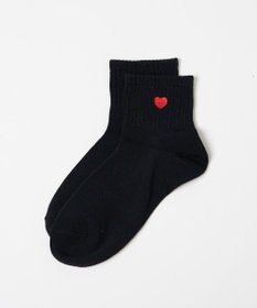 WEGO モチーフ刺繍アンクルソックス