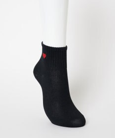 WEGO モチーフ刺繍アンクルソックス