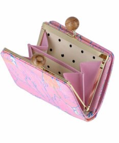 tsumori chisato CARRY 葉っぱ がま口 2つ折り財布