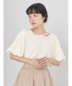 earth music&ecology バルーンスリーブプルオーバー