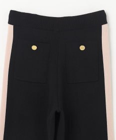 GRACE CONTINENTAL サイドラインニットパンツ