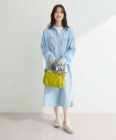 Green Parks シアーデニムシャツワンピース