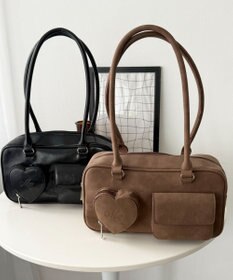 WEGO ハートポケットボストンバッグ