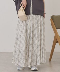 AMERICAN HOLIC 【選べる丈】チェックシアープリーツスカート