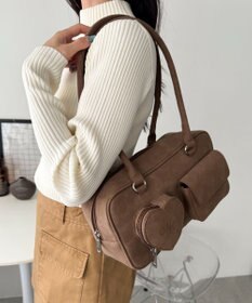 WEGO ハートポケットボストンバッグ