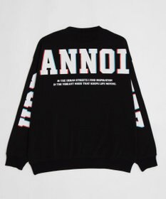 WEGO 【2点SET】アクセ付き裏シャギーグラフィックプルオーバー