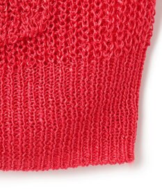 BEIGE， 【洗える】OPTICAL / ペーパーヤーンフーディージップニット