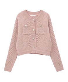 Green Parks ・ｓｗｉｎｇ　ｂｙ　ケーブルニットカーディガン