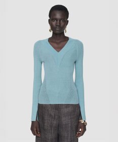 JOSEPH シアークレープ　ロングスリーブニット