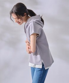 ANY L ダンボールフレンチスリーブ パーカー