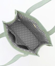 LA BAGAGERIE チャーム付きデニムバッグ Mサイズ