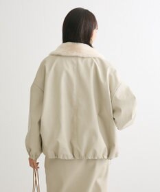 Green Parks ・ＥＬＥＮＣＡＲＥ　ＤＵＥフェイクレザーＺＩＰブルゾ