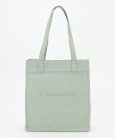 LA BAGAGERIE チャーム付きデニムバッグ Mサイズ