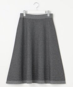 自由区 【WEB限定カラーあり・洗える】リバーシブルニット セットアップ(プルオーバー×フレアスカート)