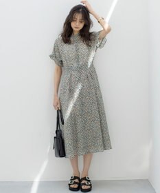 組曲 ミニフラワープリント ワンピース