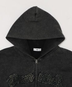 WEGO 【ユニセックス着用ITEM/MLサイズ展開】ショートグラフィックZIPパーカー