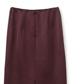 BEIGE， CASSITER / リネンブレンド サテンスカート