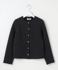 J.PRESS LADIES L 【洗える】ダンボールジャージー ブルゾン