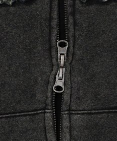 WEGO 【ユニセックス着用ITEM/MLサイズ展開】ショートグラフィックZIPパーカー