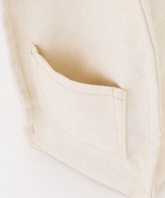 LA BAGAGERIE チャーム付きデニムバッグ Mサイズ