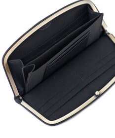 FOLNA RD ソフトレザーロング 天溝がま口 財布