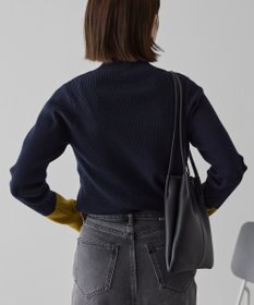 AMERICAN HOLIC バイパチ袖配色リブプルオーバー