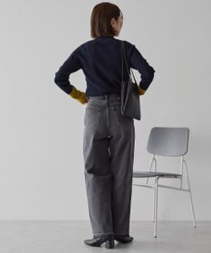 AMERICAN HOLIC バイパチ袖配色リブプルオーバー