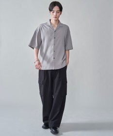 WEGO クレープオープンカラーシャツ（SS）