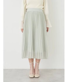 earth music&ecology すきな丈シフォンプリーツスカート
