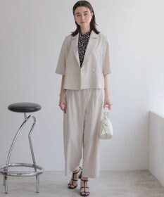 組曲 L ギャザーライトデシン ブラウス