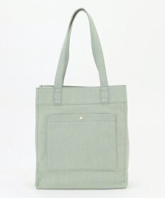 LA BAGAGERIE チャーム付きデニムバッグ Mサイズ