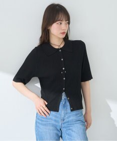 earth music&ecology 【予約】リブニットカーディガン