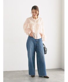 Te chichi シアーフリルティアードブラウス