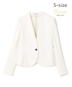 BEIGE， 【S-size】LUIZA / ノーカラージャケット