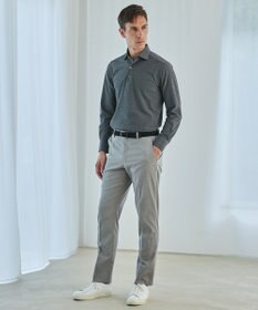 GOTAIRIKU あのBIZポロが 長袖に【仕事で着られる】キレイめ 鹿の子 ビズポロシャツ_ロング