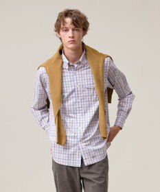 J.PRESS MEN 【SOMELOS / ソメロス】コットンオックス マルチチェックシャツ / B.D.