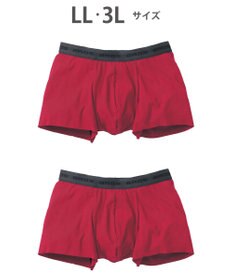 WACOAL MEN ボクサーパンツ 2枚セット 【オーガニック綿混ボクサー】 快適 吸汗速乾 抗菌防臭 やさしい肌あたり フリーカッティング(裾部分) 環境に配慮 前閉じ GT2310 /ブロス バイ ワコールメン