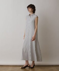 GRACE CONTINENTAL ストライプシャツワンピース
