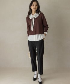 組曲 L ハンサムツイルテーパード パンツ