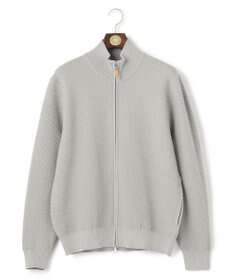 J.PRESS MEN ハイツイストリンクス  フルジップニットカーディガン