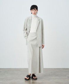 ATON HEAVY HEMP | タックストレートスカート