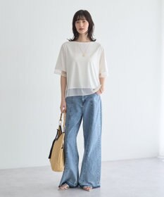 YECCA VECCA シアーMIXプルオーバー